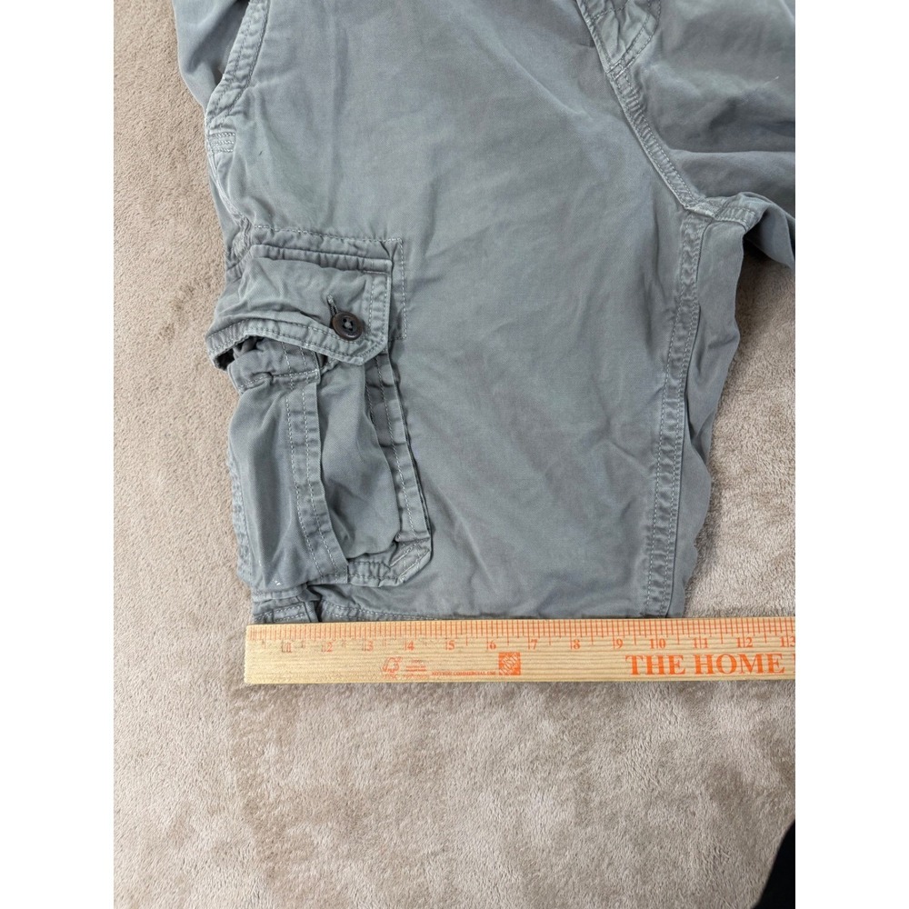American Eagle Outfitters Men’s Cargo Shorts - Gray Green - Picture 12 of 12